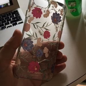 Kate spade iPhone 6/7/8 phone case with flowers